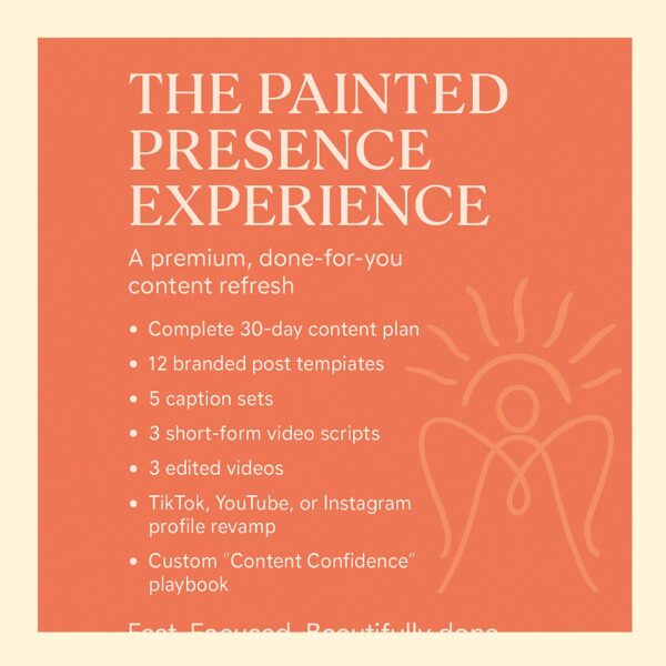 The Painted Presence Experience: Social Media Content Refresh for Personal Brands